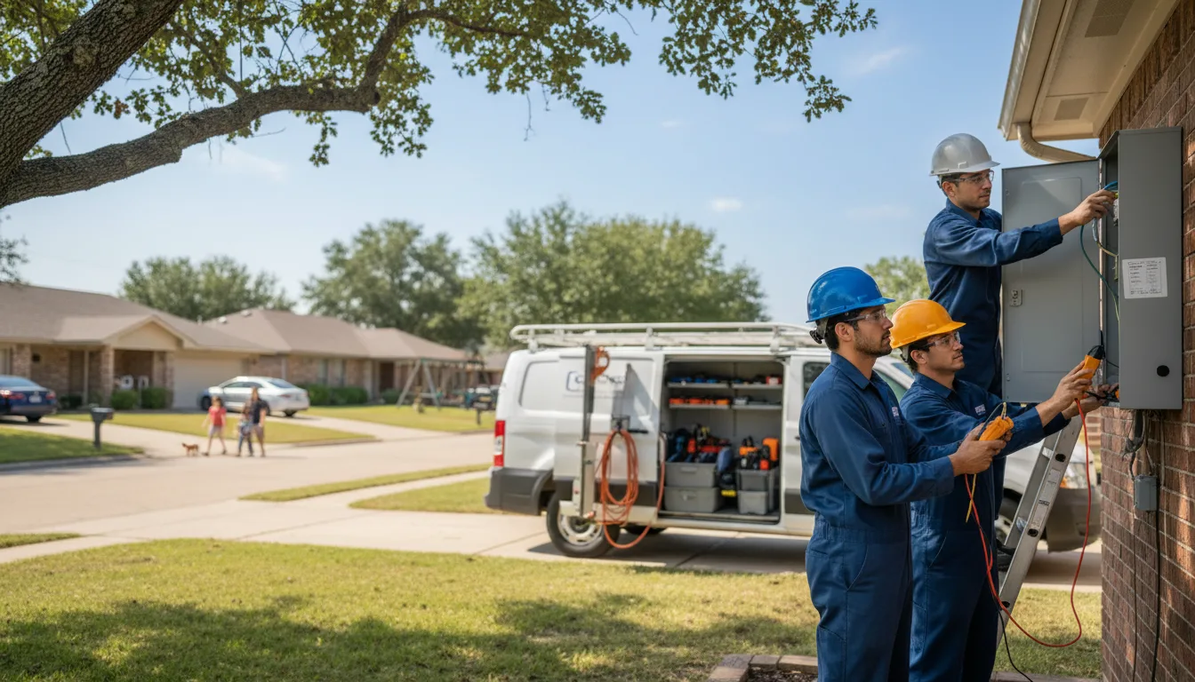 Certified electrician providing emergency electrical services in Tavares, FL